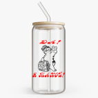 Банка с бамбуковой крышкой