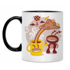 Кружка двухцветная