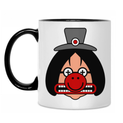 Кружка с принтом 'Клоун'