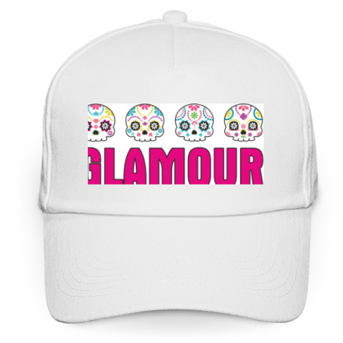 Кепка бейсболка с принтом Glamour
