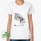 Женская футболка органик