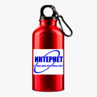 Металлическая бутылка 400 мл UV-DTF