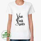 Женская футболка органик