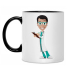 Кружка двухцветная