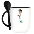 Кружка с ложкой