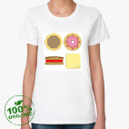 Женская футболка органик