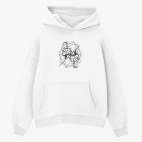 Толстовка худи оверсайз