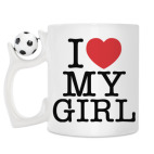 Кружка с футбольным мячиком