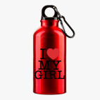 Металлическая бутылка 400 мл UV-DTF