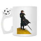 Кружка с футбольным мячиком