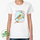 Женская футболка органик