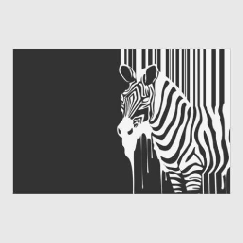 Постер с принтом Оригинальная зебра