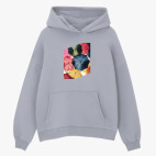 Толстовка худи оверсайз