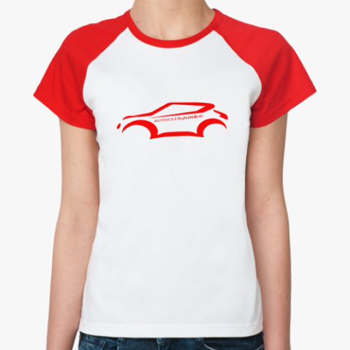 Женская футболка реглан Nissan