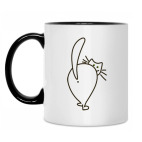 Кружка двухцветная