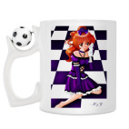 Кружка с футбольным мячиком