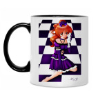 Кружка двухцветная