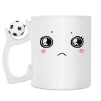 Кружка с футбольным мячиком