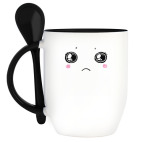 Кружка с ложкой