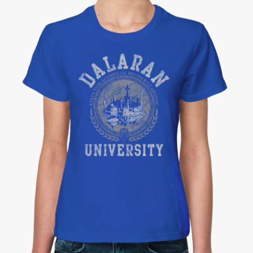 Женская футболка Университет Даларана. WoW
