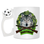 Кружка с футбольным мячиком