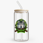 Банка с бамбуковой крышкой