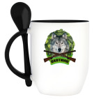 Кружка с ложкой