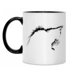 Кружка двухцветная