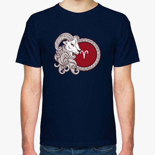 Футболка с принтом Символ Овен Знак Зодиака