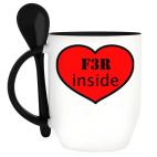 Кружка с ложкой