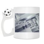 Кружка с футбольным мячиком