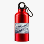 Металлическая бутылка 400 мл UV-DTF