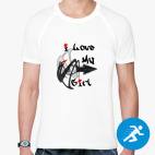 Мужская спортивная футболка