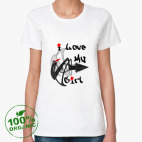 Женская футболка органик