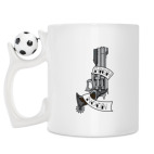 Кружка с футбольным мячиком