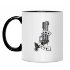 Кружка двухцветная