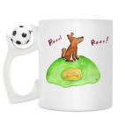 Кружка с футбольным мячиком