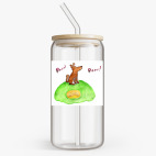 Банка с бамбуковой крышкой