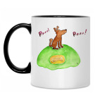 Кружка двухцветная