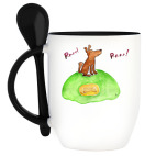 Кружка с ложкой