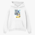 Толстовка худи оверсайз