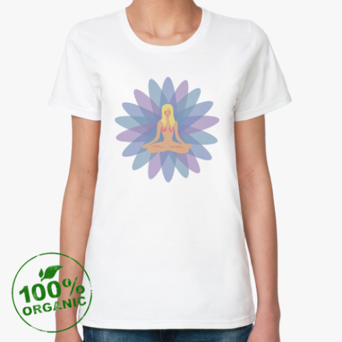 Женская футболка из органик-хлопка Йога
