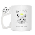 Кружка с футбольным мячиком