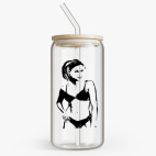 Банка с бамбуковой крышкой