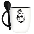 Кружка с ложкой