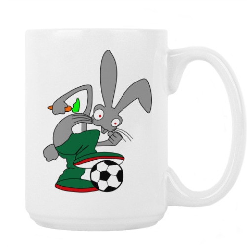 Кружка с принтом Rabbit