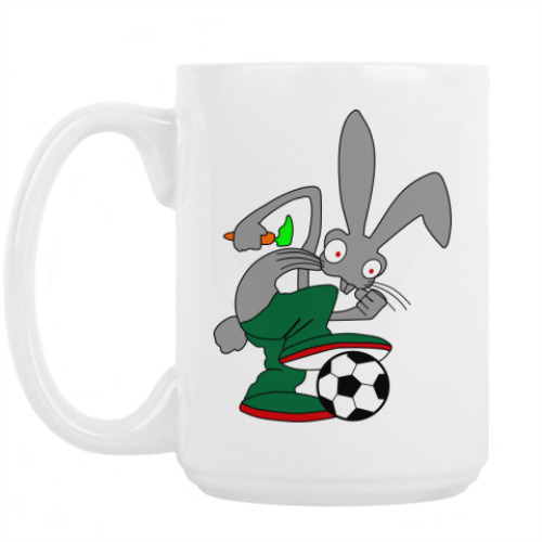 Кружка с принтом Rabbit