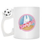 Кружка с футбольным мячиком