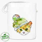 Кот в шапке