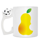 Кружка с футбольным мячиком